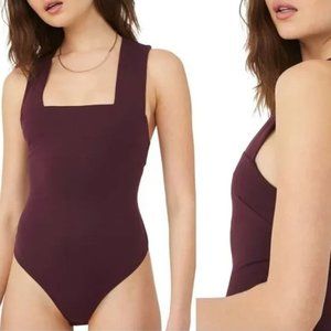 NEW Free People Purple Bodysuit Intimately She’s So Sleek Size Small